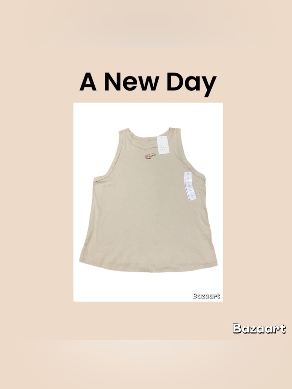 A New Day Women’s Ribbed Tank Top Size XXL NWT